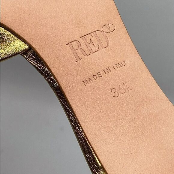Red Valentino Leather Stilleto Sandals size 36.5 - Picture 10 of 10